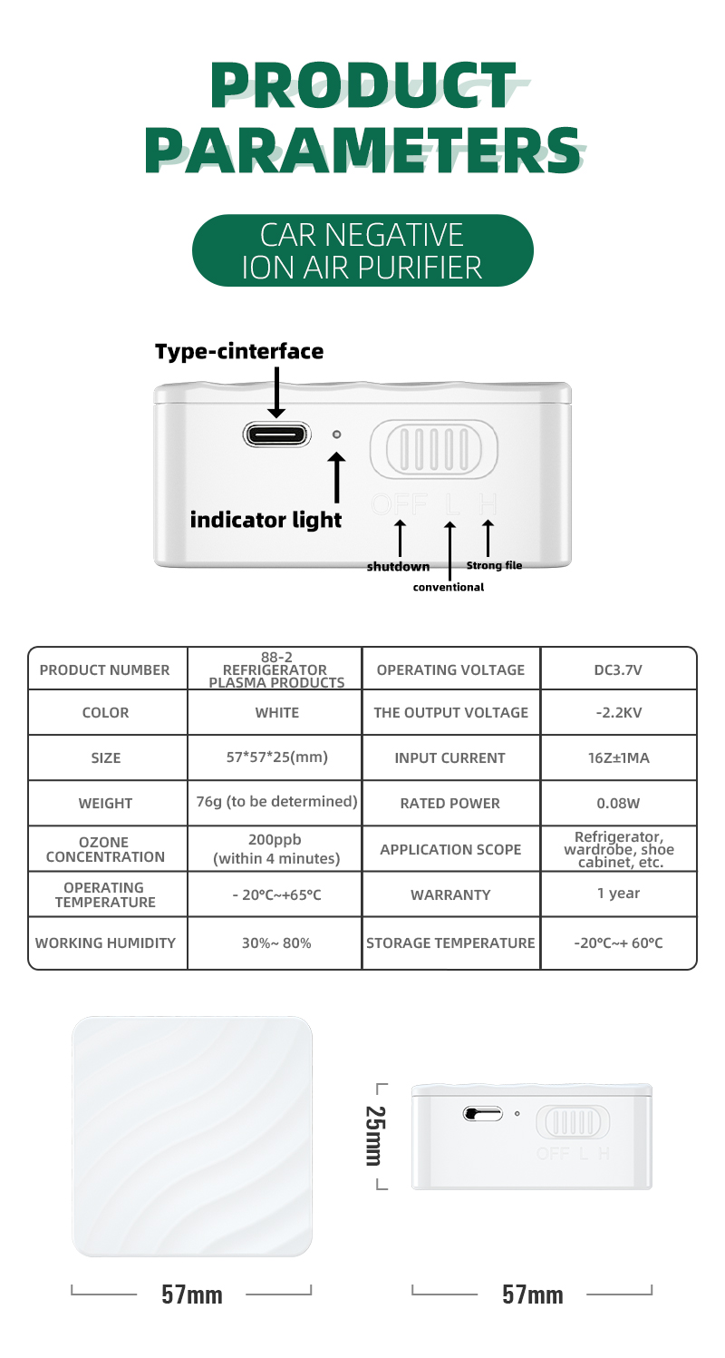 2024 New Arrival Keep Food Fresh Refrigerator Deodorize