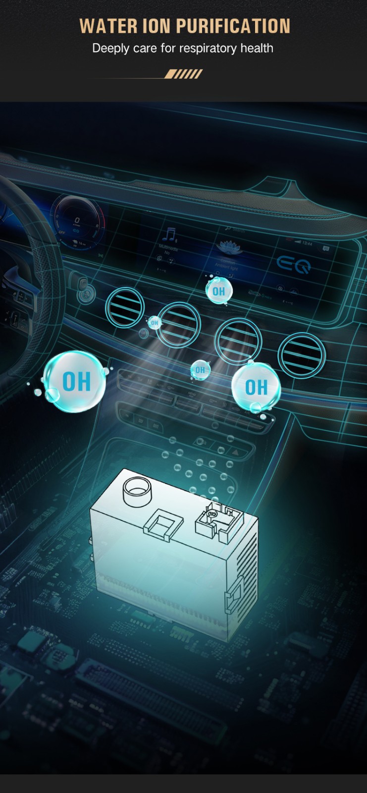 Customizable car air purification accessories 1